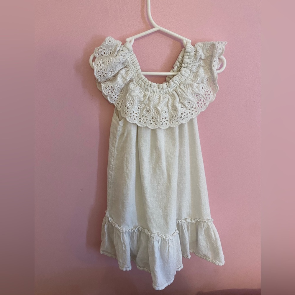 Cat & Jack White Ruffle Dress